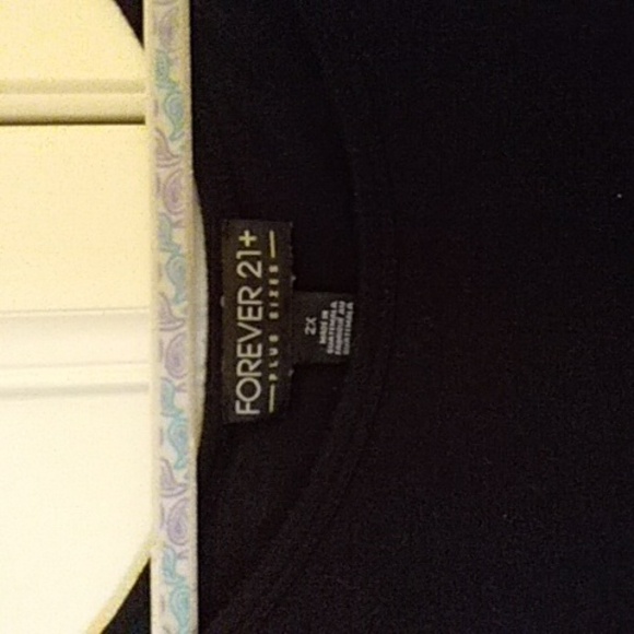 🎃🎃Forever 21 2X Black Skater Dress: see photos please🎃🎃 - Picture 2 of 6